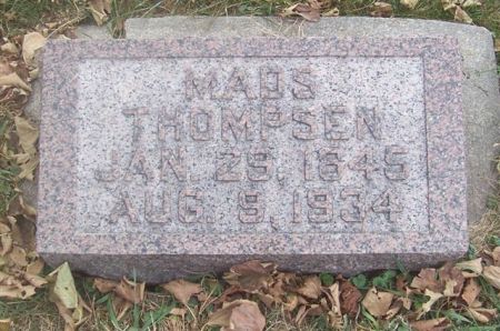 THOMPSEN, MADS - Shelby County, Iowa | MADS THOMPSEN 