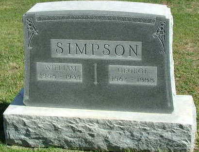 SIMPSON, GEORGE - Sioux County, Iowa | GEORGE SIMPSON 
