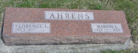AHRENS, MARVIN L. - Story County, Iowa | MARVIN L. AHRENS 