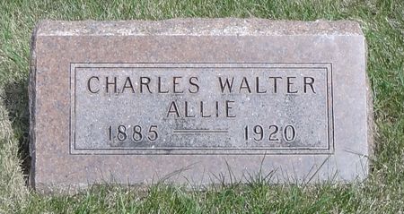 ALLIE, CHARLES WALTER - Story County, Iowa | CHARLES WALTER ALLIE 