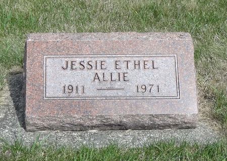 ALLIE, JESSIE ETHEL - Story County, Iowa | JESSIE ETHEL ALLIE 