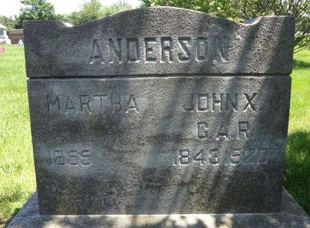 ANDERSON, MARTHA - Story County, Iowa | MARTHA ANDERSON 