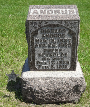 REYNOLDS ANDRUS, PHEBE - Story County, Iowa | PHEBE REYNOLDS ANDRUS 