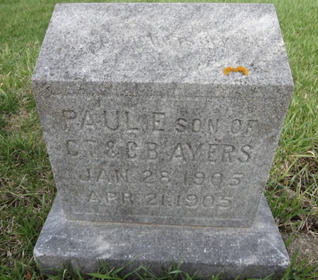 AYERS, PAUL EDWARD - Story County, Iowa | PAUL EDWARD AYERS 