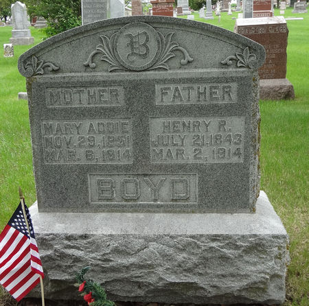 BOYD, MARY ADDIE - Story County, Iowa | MARY ADDIE BOYD 
