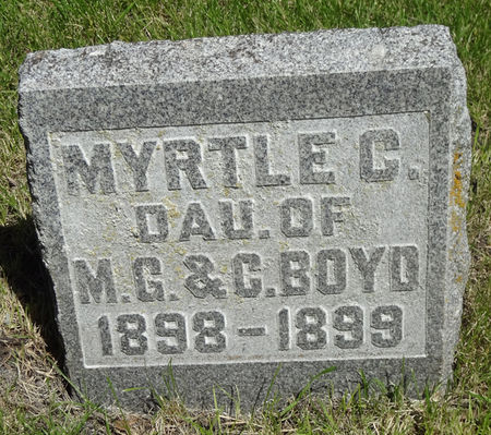 BOYD, MYRTLE C. - Story County, Iowa | MYRTLE C. BOYD 
