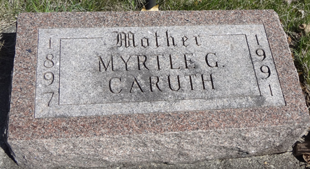 THOMPSON CARUTH, MYRTLE G. - Story County, Iowa | MYRTLE G. THOMPSON CARUTH 
