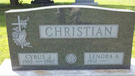 CHRISTIAN, LENORA A. - Story County, Iowa | LENORA A. CHRISTIAN 