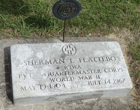 FLATTEBO, SHERMAN L. - Story County, Iowa | SHERMAN L. FLATTEBO 