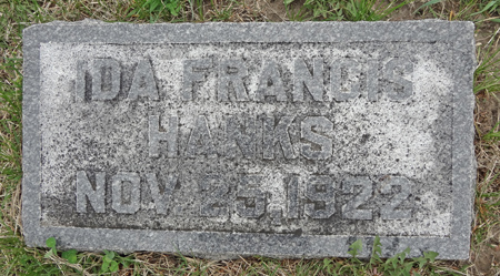 HANKS, IDA FRANCIS - Story County, Iowa | IDA FRANCIS HANKS 