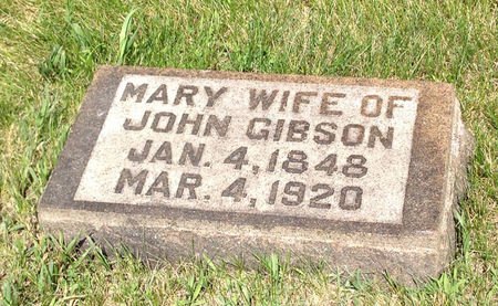 GIBSON, MARY V. - Story County, Iowa | MARY V. GIBSON 