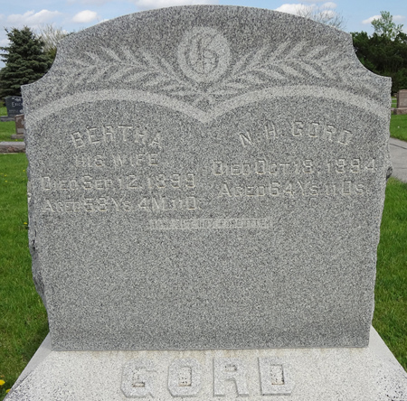 HEGHLUND (HIGHLAND) GORD, BERTHA - Story County, Iowa | BERTHA HEGHLUND (HIGHLAND) GORD 