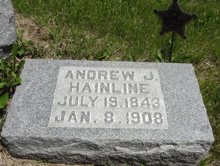 HAINLINE, ANDREW JACKSON - Story County, Iowa | ANDREW JACKSON HAINLINE 