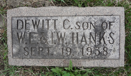 HANKS, DEWITT C. - Story County, Iowa | DEWITT C. HANKS 