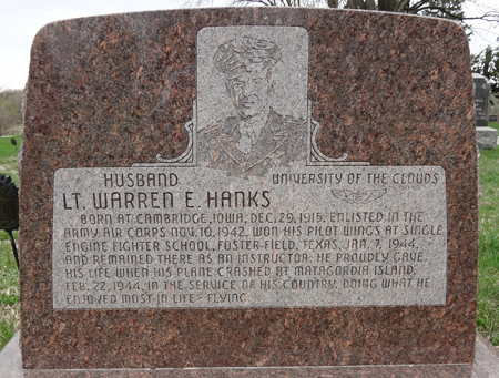 HANKS, WARREN EDWARD - Story County, Iowa | WARREN EDWARD HANKS 