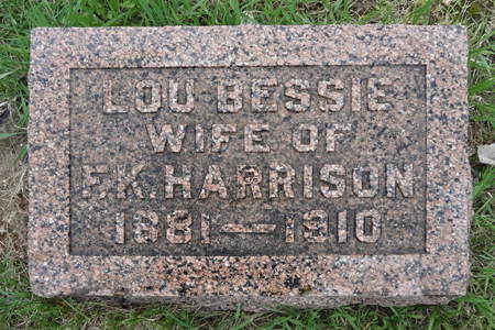 HARRISON, LOU BESSIE - Story County, Iowa | LOU BESSIE HARRISON 
