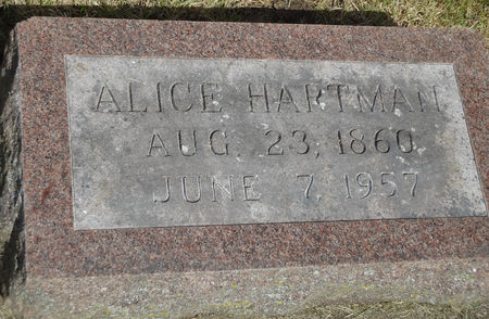 HARTMAN, ALICE - Story County, Iowa | ALICE HARTMAN 