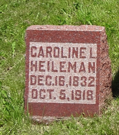 HUTTENLOCHER HEILEMAN, CAROLINE LOUISA - Story County, Iowa | CAROLINE LOUISA HUTTENLOCHER HEILEMAN 