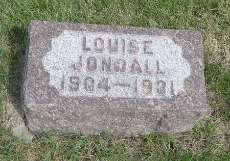 JONDALL, LOUISE - Story County, Iowa | LOUISE JONDALL 