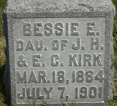 KIRK, BESSIE E. - Story County, Iowa | BESSIE E. KIRK 