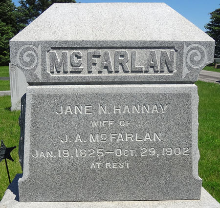 HANNAY MCFARLAN, JANE NEILSON - Story County, Iowa | JANE NEILSON HANNAY MCFARLAN 