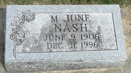 NASH, M. JUNE - Story County, Iowa | M. JUNE NASH 