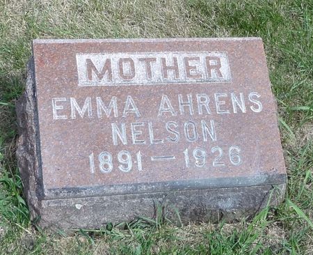 NELSON, EMMA CATHARINA JOHANNA - Story County, Iowa | EMMA CATHARINA JOHANNA NELSON 
