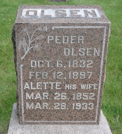 OLSEN, ALETTE MARIE - Story County, Iowa | ALETTE MARIE OLSEN 