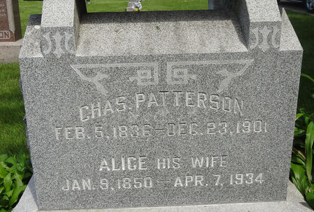 BURNHAM PATTERSON, ALICE ELVIRA - Story County, Iowa | ALICE ELVIRA BURNHAM PATTERSON 