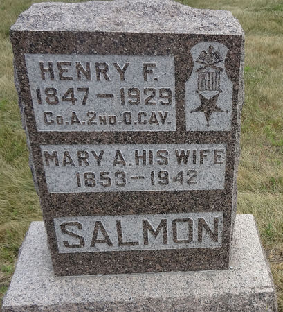 SALMON, HENRY FREELAND - Story County, Iowa | HENRY FREELAND SALMON 