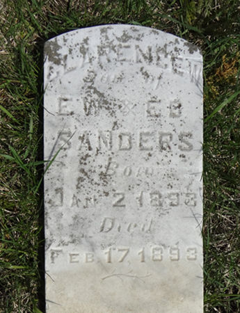 SANDERS, CLARENCE WALTER - Story County, Iowa | CLARENCE WALTER SANDERS 