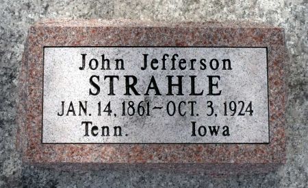 STRAHLE, JOHN JEFFERSON - Story County, Iowa | JOHN JEFFERSON STRAHLE 