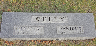 WELTY, DANIEL B. - Story County, Iowa | DANIEL B. WELTY 