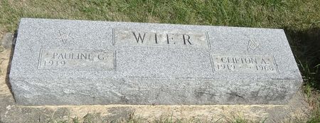 WIER, CLIFTON ALVIN - Story County, Iowa | CLIFTON ALVIN WIER 