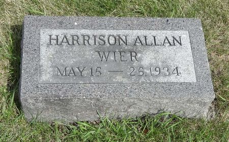 WIER, HARRISON ALLAN - Story County, Iowa | HARRISON ALLAN WIER 