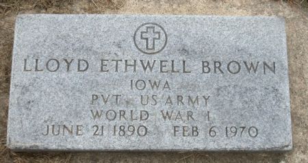 BROWN, LLOYD - Tama County, Iowa | LLOYD BROWN 