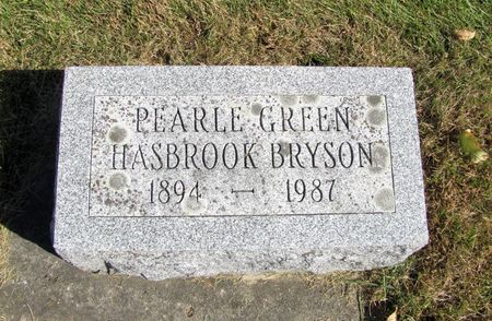 GREEN BRYSON, PEARLE - Tama County, Iowa | PEARLE GREEN BRYSON 