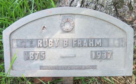 FRAHM, RUBY - Tama County, Iowa | RUBY FRAHM 