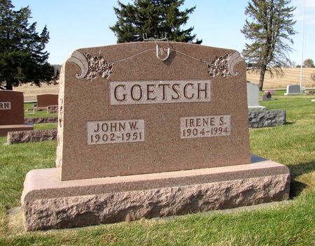 GOETSCH, IRENE S. - Tama County, Iowa | IRENE S. GOETSCH 