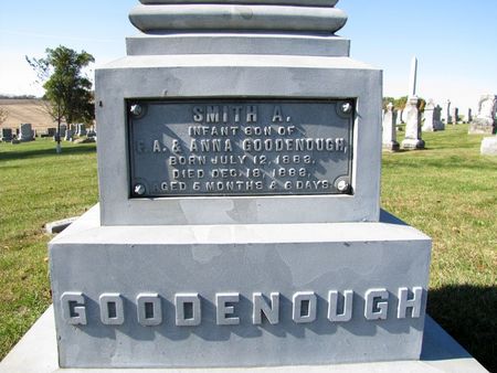 GOODENOUGH, SMITH A. - Tama County, Iowa | SMITH A. GOODENOUGH 