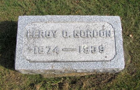GORDON, LEROY O. - Tama County, Iowa | LEROY O. GORDON 