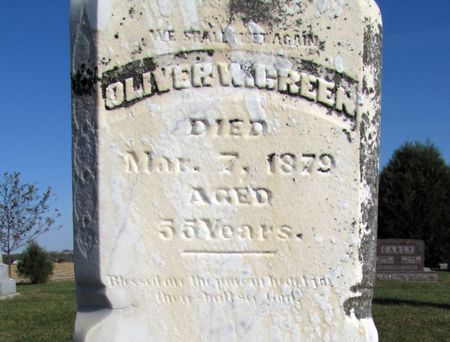 GREEN, OLIVER W. - Tama County, Iowa | OLIVER W. GREEN 