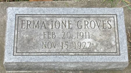 GROVES, ERMA - Tama County, Iowa | ERMA GROVES 