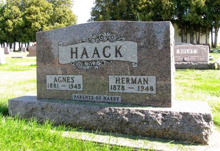 HAACK, AGNES - Tama County, Iowa | AGNES HAACK 