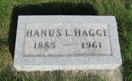 HAGGE, HANUS L. - Tama County, Iowa | HANUS L. HAGGE 