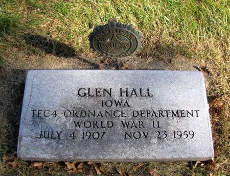 HALL, GLEN - Tama County, Iowa | GLEN HALL 
