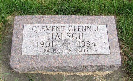 HALSCH, CLEMENT GLENN J. - Tama County, Iowa | CLEMENT GLENN J. HALSCH 