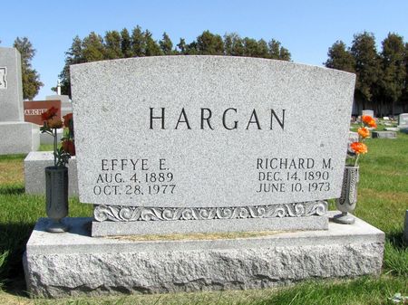HARGAN, EFFYE E. - Tama County, Iowa | EFFYE E. HARGAN 