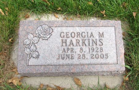 HARKINS, GEORGIA M. - Tama County, Iowa | GEORGIA M. HARKINS 