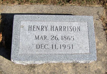 HARRISON, HENRY - Tama County, Iowa | HENRY HARRISON 